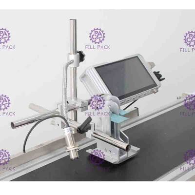 Tự động tốc độ 75 m/phút Máy mã hóa in phun độ phân giải cao cho mã ngày/logo