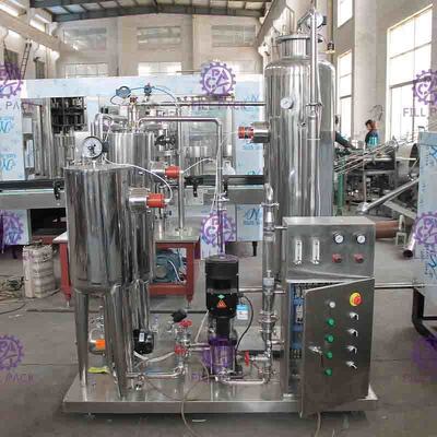 Dây chuyền sản xuất nước ngọt có ga có ga 0,5T / H