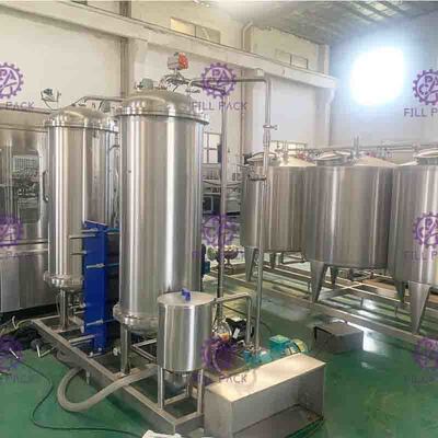 Máy trộn nước uống có ga 3000L Ba bồn Coke Cola cho dây chuyền chế biến nước giải khát