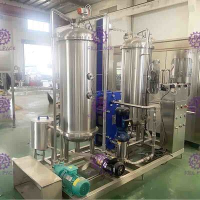 Máy trộn nước uống có ga 3000L Ba bồn Coke Cola cho dây chuyền chế biến nước giải khát