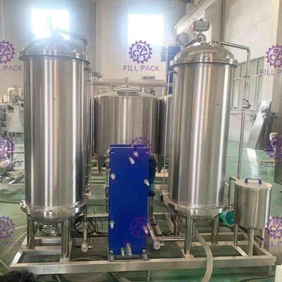 Máy trộn nước uống có ga 3000L Ba bồn Coke Cola cho dây chuyền chế biến nước giải khát