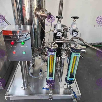 CO2 / xi-rô nước giải khát xử lý dòng cho thức uống có ga điền vào hệ thống