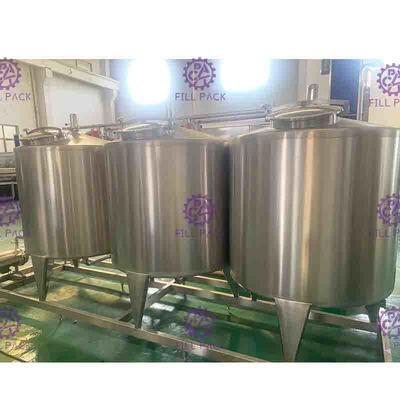 CIP Hệ thống làm sạch mềm Uống dòng Semi Auto Với 500L Bồn