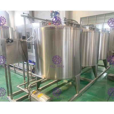 CIP Hệ thống làm sạch mềm Uống dòng Semi Auto Với 500L Bồn