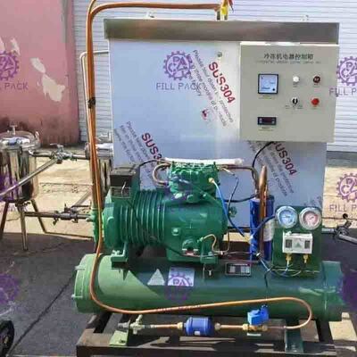 SUS304 khát chế biến đường Công nghiệp có ga Nước Freezing xe tăng 0-5 ℃