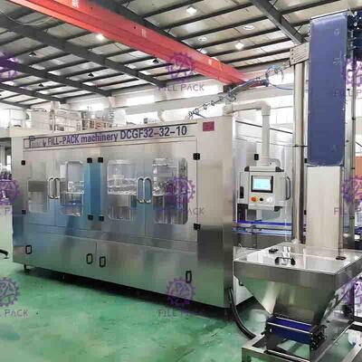 Nước giải khát có ga Đồ uống bằng nhựa PET thủy tinh 3 trong 1 Máy sản xuất chai Monobloc / Thiết bị / Nhà máy / Hệ thống