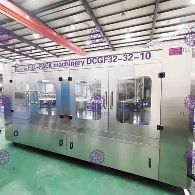Đồ uống có ga Đồ ​​uống bằng nhựa thủy tinh nhựa PET 3 trong 1 Máy đóng chai Monobloc / Thiết bị / Dây chuyền / Nhà máy / Hệ thống