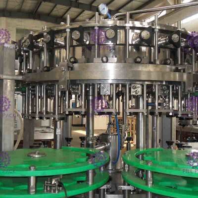 Nước ép có ga Rượu vang nhựa PET Kính 3 trong 1 Máy sản xuất chai Monobloc / Thiết bị / Nhà máy / Hệ thống