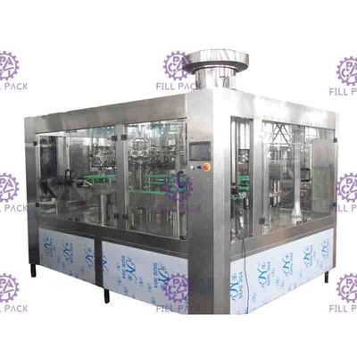 Nước ép có ga Rượu vang nhựa PET Kính 3 trong 1 Máy sản xuất chai Monobloc / Thiết bị / Nhà máy / Hệ thống