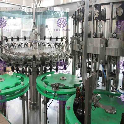 Nước ép có ga Rượu vang nhựa PET Kính 3 trong 1 Máy đóng chai Monobloc / Thiết bị / Dây chuyền / Nhà máy / Hệ thống