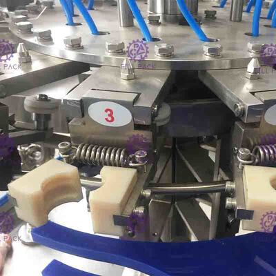 Nước ép có ga Rượu vang nhựa PET Kính thủy tinh 3 trong 1 Máy chiết rót chai Monobloc / Thiết bị / Dây chuyền / Nhà máy / Hệ thống