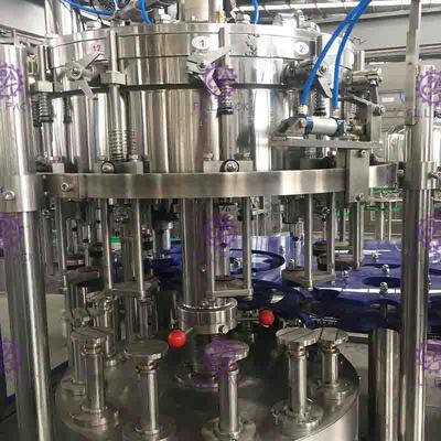 Nước ép có ga Rượu vang nhựa PET Kính thủy tinh 3 trong 1 Máy chiết rót chai Monobloc / Thiết bị / Dây chuyền / Nhà máy / Hệ thống