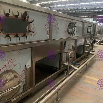 Máy đóng gói chai tự động Máy khử trùng cho dây chuyền sản xuất nước giải khát