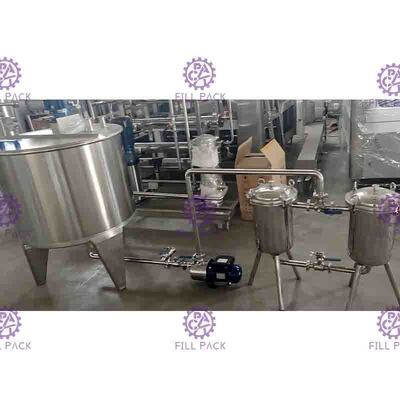 Nước giải khát Trà 3000L / H Hệ thống thiết bị pha chế nước trái cây Hệ thống nhà máy pha trộn hương vị vải