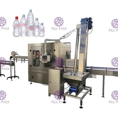 Máy chiết rót nước an toàn cao vô trùng Chai nhựa 0,5L Monoblock Aseptic 0,5MPA