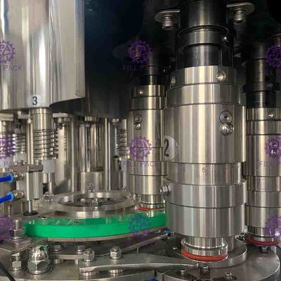 Máy chiết rót nước an toàn cao vô trùng Chai nhựa 0,5L Monoblock Aseptic 0,5MPA