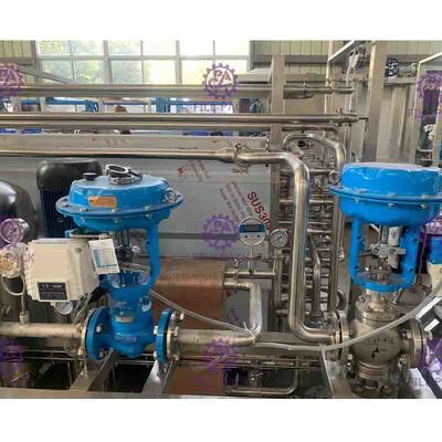 Máy tiệt trùng dạng tấm 3T / H UHT Vận hành dễ dàng