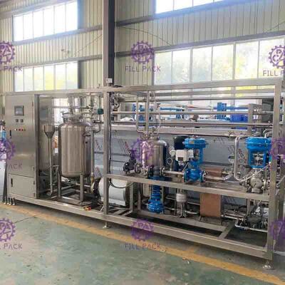 Máy tiệt trùng dạng tấm 3T / H UHT Vận hành dễ dàng