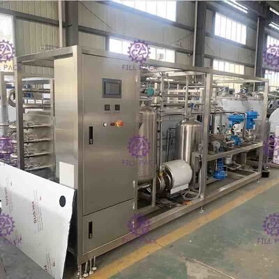 Máy tiệt trùng dạng tấm 3T / H UHT Vận hành dễ dàng