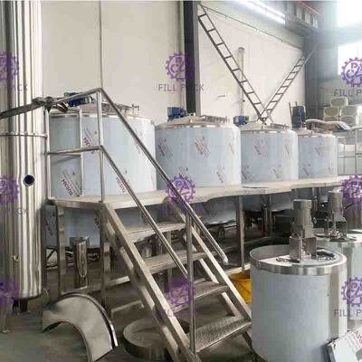 Thiết bị chế biến nước trái cây làm nóng bằng hơi nước với máy khuấy