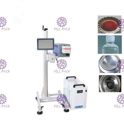 Đường in ngày laser làm mát bằng không khí 1KW / Nhà máy / Đơn vị cho chai uống