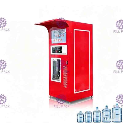 Máy bán chai nước tinh khiết bằng tiền xu và hóa đơn 10L / phút 550W 0,5MPA
