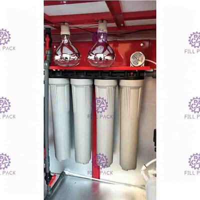 Máy bán chai nước tinh khiết bằng tiền xu và hóa đơn 10L / phút 550W 0,5MPA