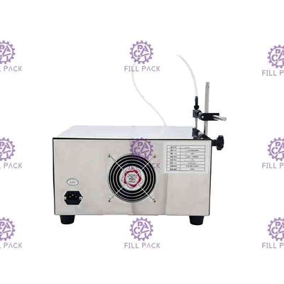 Máy làm đầy nước dạng lỏng dầu bán tự động Máy bơm từ tính ngang Máy đóng chai nước giải khát có cồn
