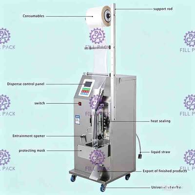 Máy làm đầy chất lỏng nhỏ 1000BPH cho nước uống hoặc nước trái cây