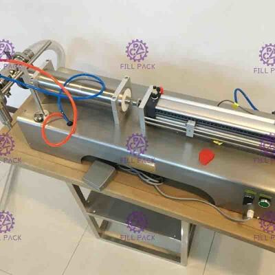 Máy làm đầy chất lỏng một đầu Bán tự động tốc độ cao Hoạt động dễ dàng