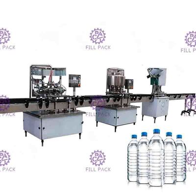Máy đóng chai nước tinh khiết 2L tự động 2000BPH, Máy chiết rót nạp chai