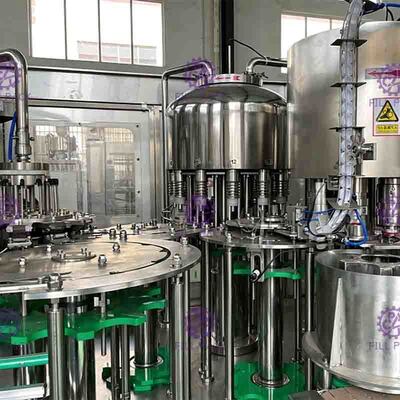 Máy chiết rót nước uống khoáng 3000BPH với điều khiển PLC