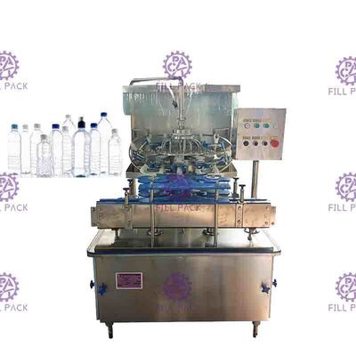 Máy chiết rót nước chai PET 50BPM với 12 đầu rửa