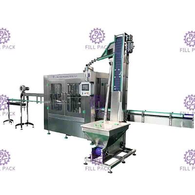Dây chuyền máy chiết rót nước tinh khiết tự động quy mô nhỏ Nhà máy cho chai nhựa PET