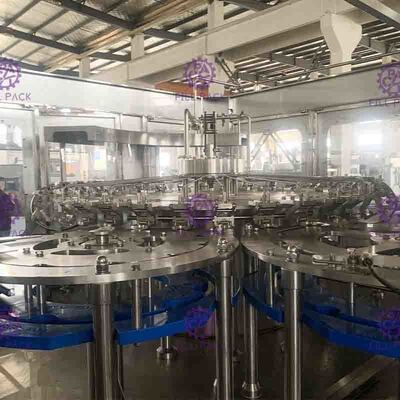 15000BPH 3 trong 1 Monoblock Nước uống tinh khiết Chai PET Máy chiết rót nước Sản xuất thiết bị Thép không gỉ 304