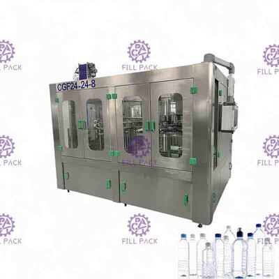 Máy đóng chai nước khoáng 3000BPH PET không khí hoàn toàn tự động