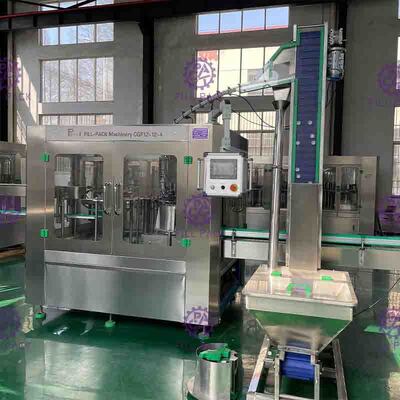 12 - 12-5 Monoblock 5L chất lỏng Điền Máy móc Với đai bôi trơn Chức năng
