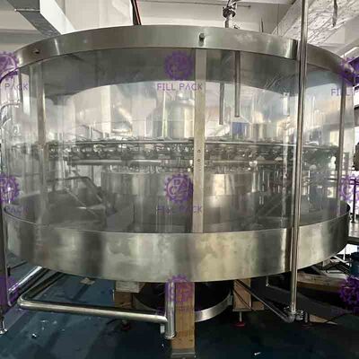 Polygon Nước uống tinh khiết Filling Machine Với Streamline Quay bánh xe và trọng lực thấp