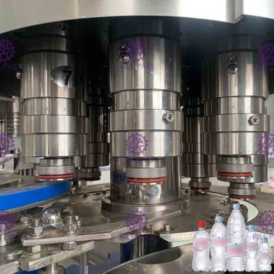 Monoblock Uống Máy chiết rót nước, Bơm giặt và niêm phong 3 trong 1