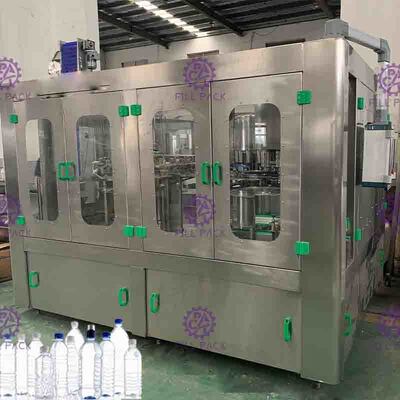Máy rót nước khoáng tốc độ cao, máy Monoblock 18 đầu tự động