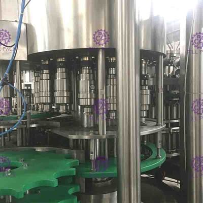 Công suất lớn Đóng chai 3 trong 1 Máy rót nước 60 đầu Quy trình chính xác