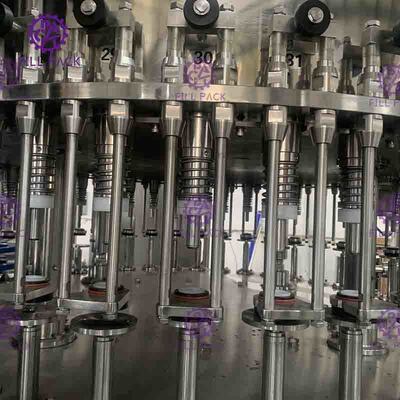 Glass Bottle Filler Máy tự động Máy chiết rót nước trái cây / trà đóng chai 6000 - 8000BPH