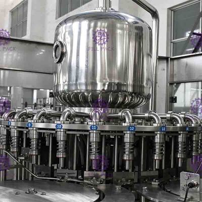 High Speed ​​Filling nóng Máy Fruit Juice Filling Và Loại vặn nắp chai Máy tích