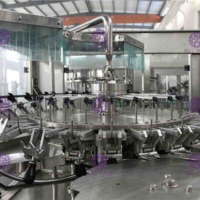 High Speed ​​Filling nóng Máy Fruit Juice Filling Và Loại vặn nắp chai Máy tích
