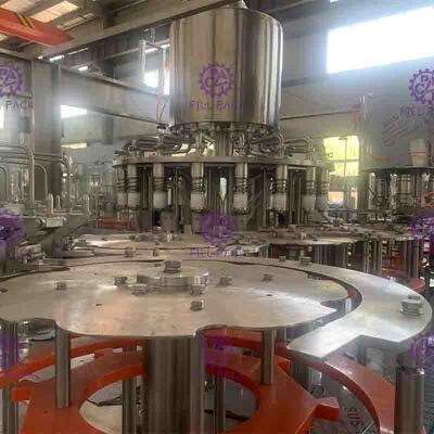 High Capacity Máy chiết rót nóng Juice Tập trung thiết bị đóng chai thương mại