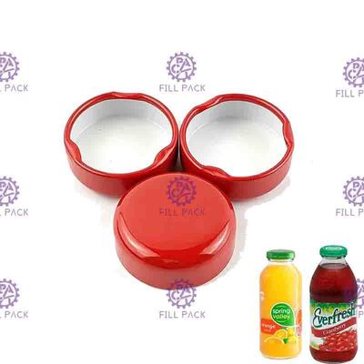 Nắp chai nước trái cây thủy tinh 38mm 43mm Nắp vặn bằng kim loại 48mm 53mm 58mm