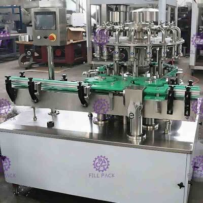 Chai thủy tinh 0-2L Nước ép trái cây tự động Nước giải khát Máy rót nóng Dây chuyền chiết rót