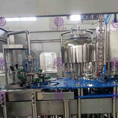 Thiết bị chiết rót nước ép cam dạng hạt 3 trong 1 tự động với nắp vặn TẮT
