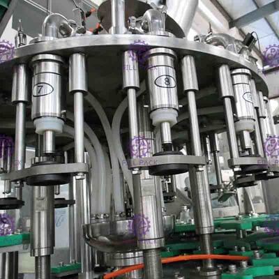 Thiết bị chiết rót chất lỏng vô trùng 3 trong 1 Dây chuyền chiết rót đồ uống điện 5000BPH