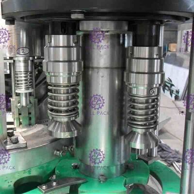 4.2Kw hoàn toàn tự động, không - Gas Juice Drink máy chiết Đối Glass Bottle